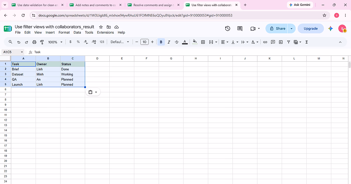 Filter-view evidence for step 1 — 00-range-selected.png