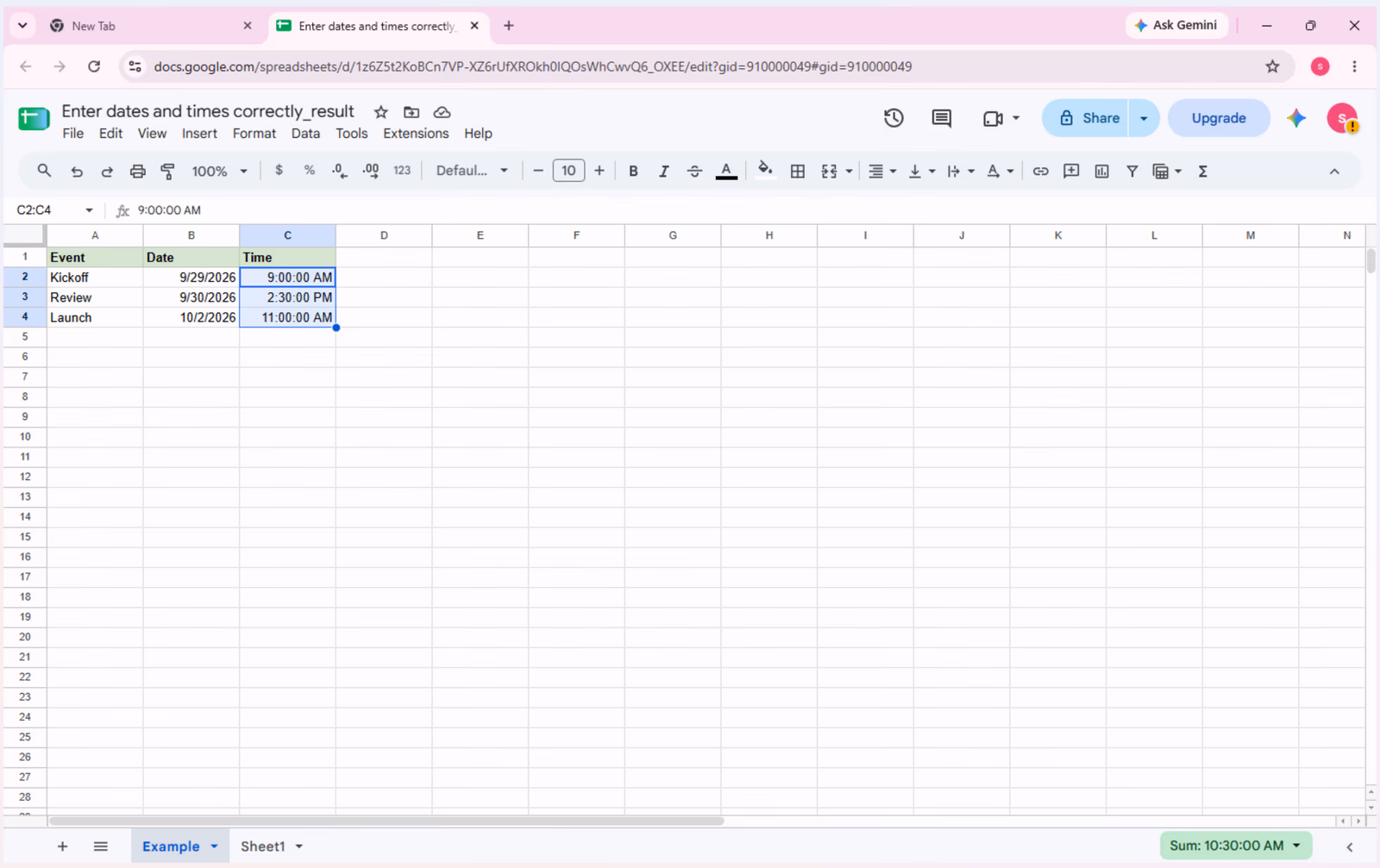 Date/time evidence for step 3 — 06-time-formatted.png