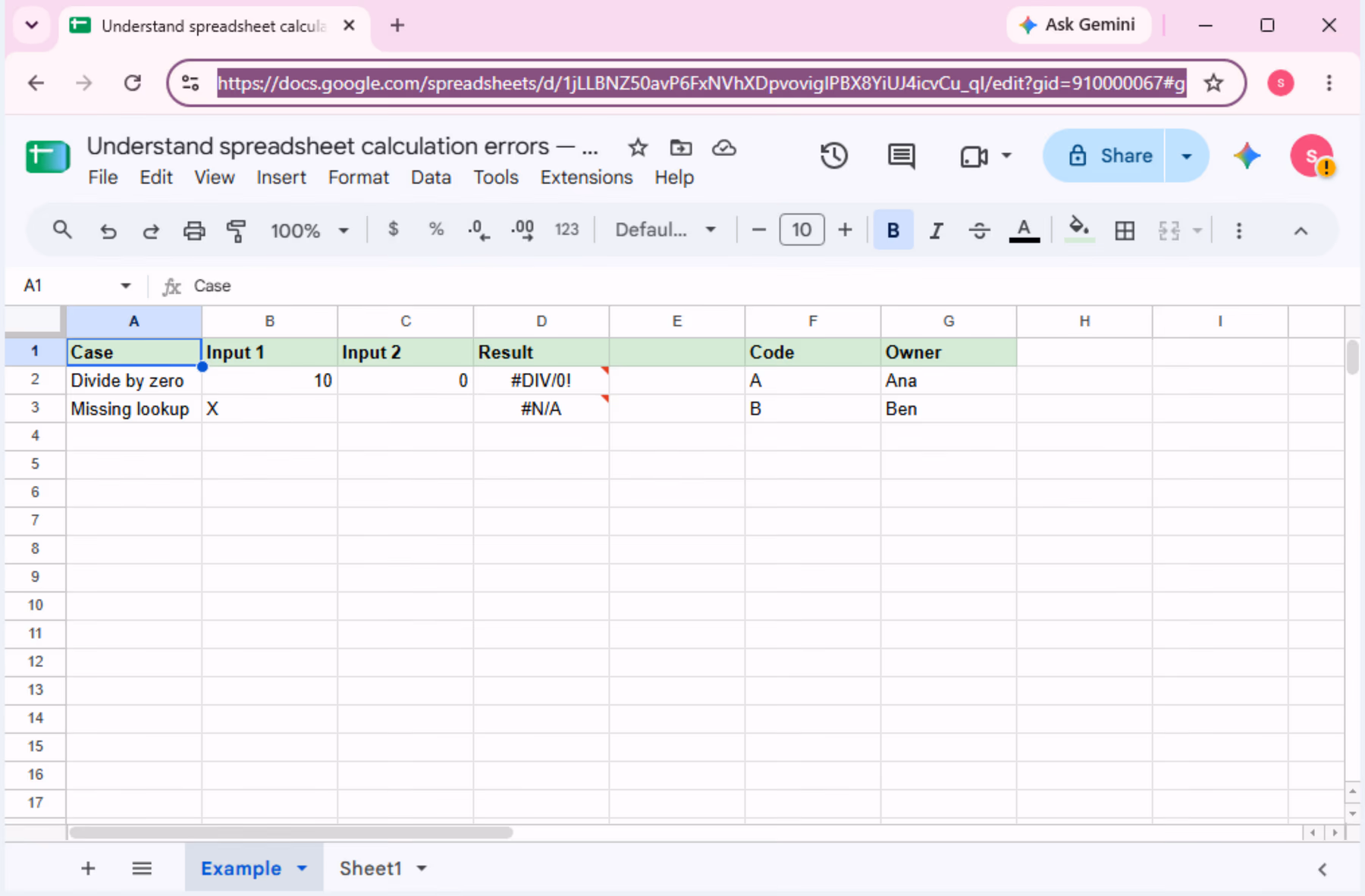 The _result workbook shows the complete clean source data before the action.