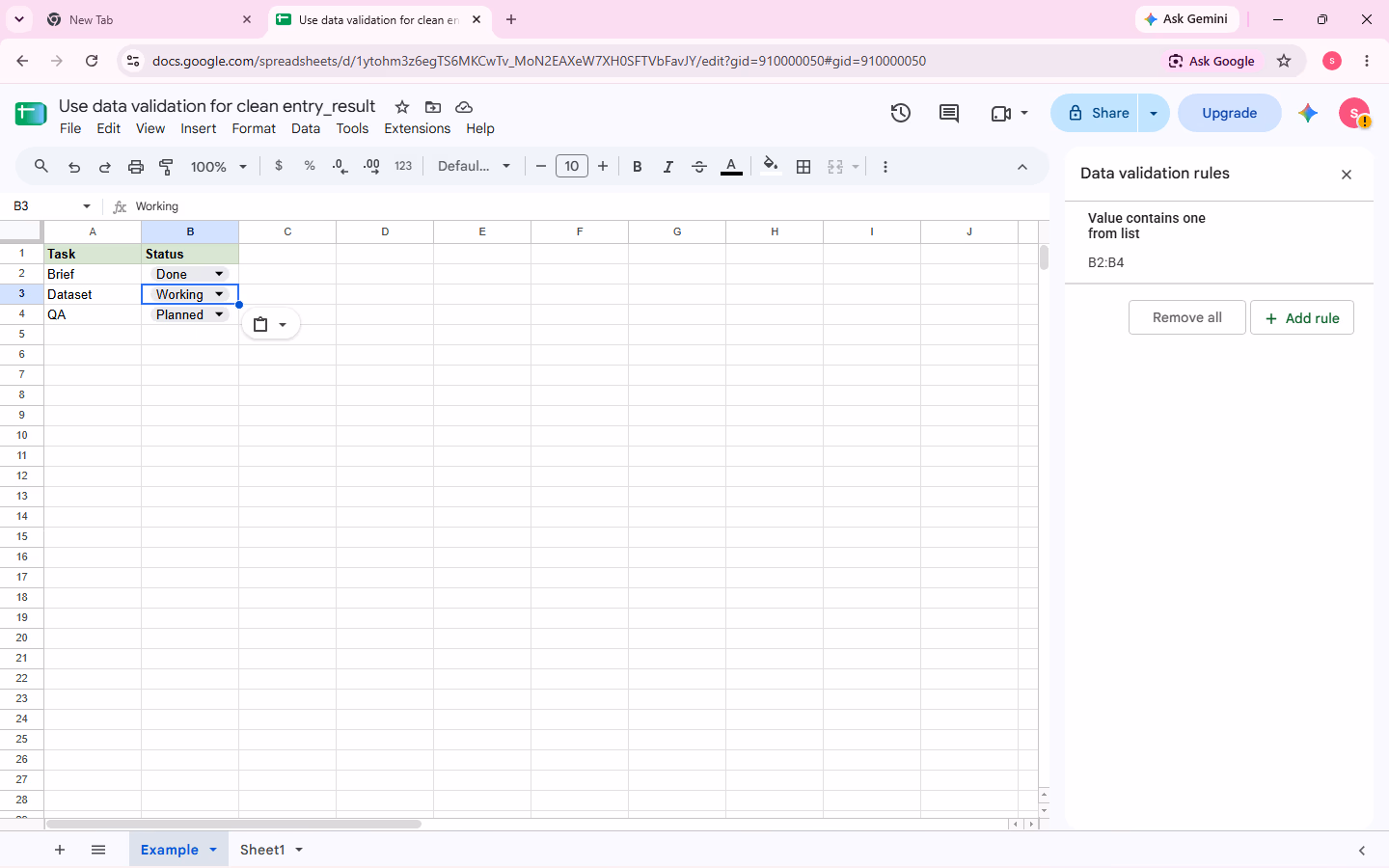 Google Sheets evidence for step 3 — audit-clean-action-07-restored.png