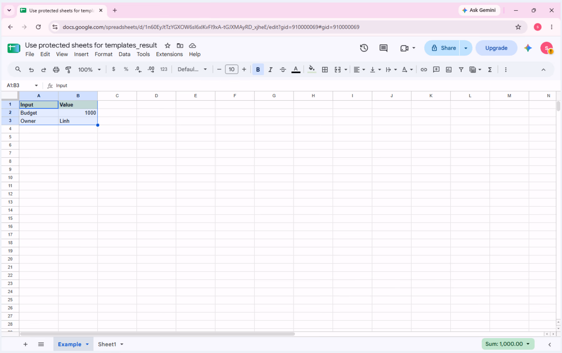 The _result workbook shows the complete clean source data before the action.
