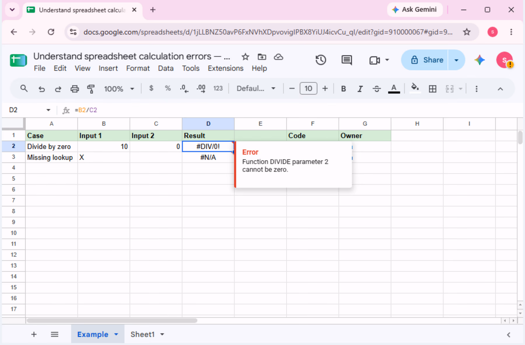 Real Google Sheets evidence for the action step, with the relevant range or menu visible and the cursor placed on the intended control.