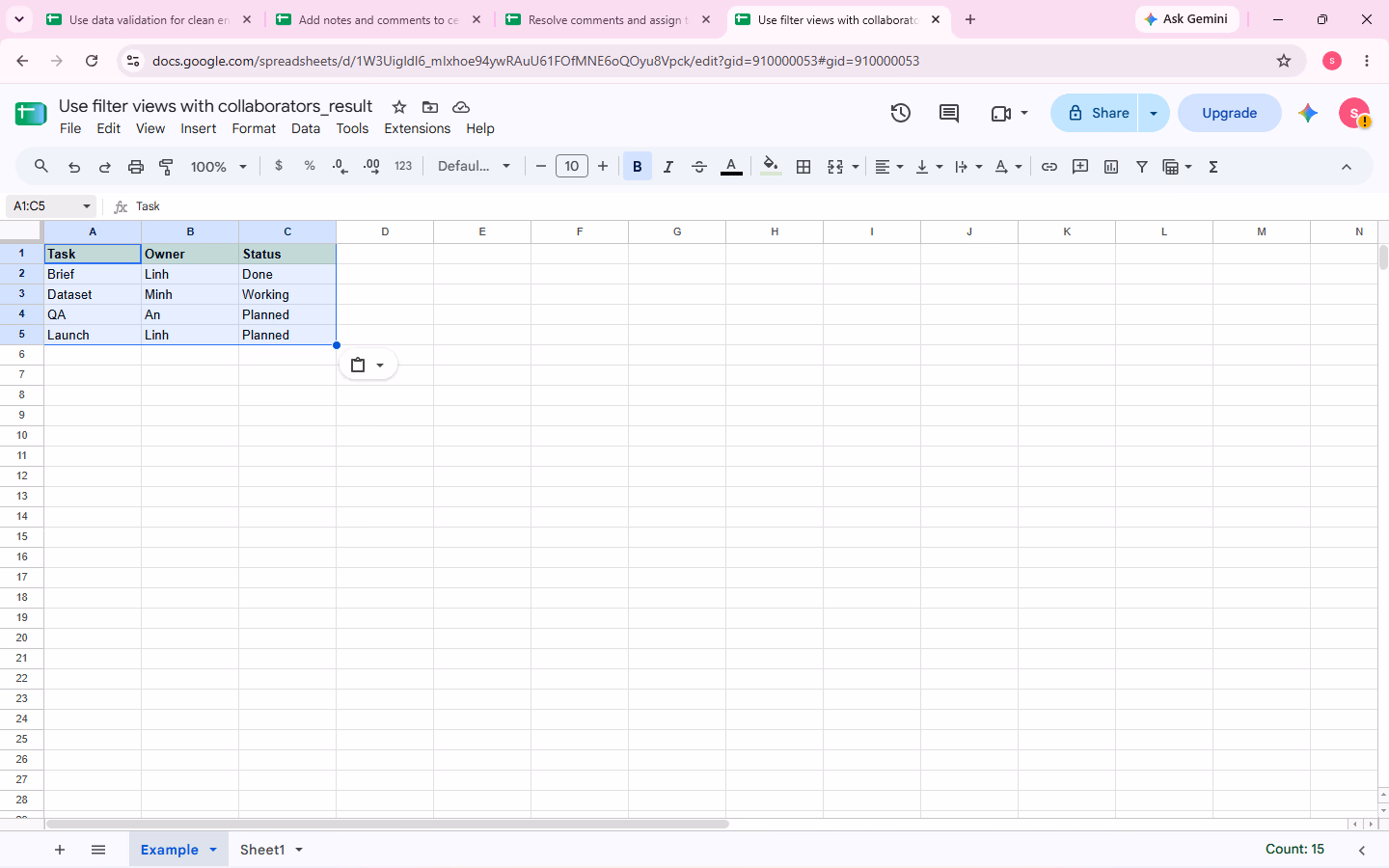 Filter-view evidence for step 1 — 00-range-selected.png
